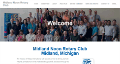 Desktop Screenshot of midlandrotaryclub.org