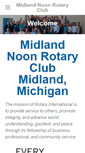 Mobile Screenshot of midlandrotaryclub.org